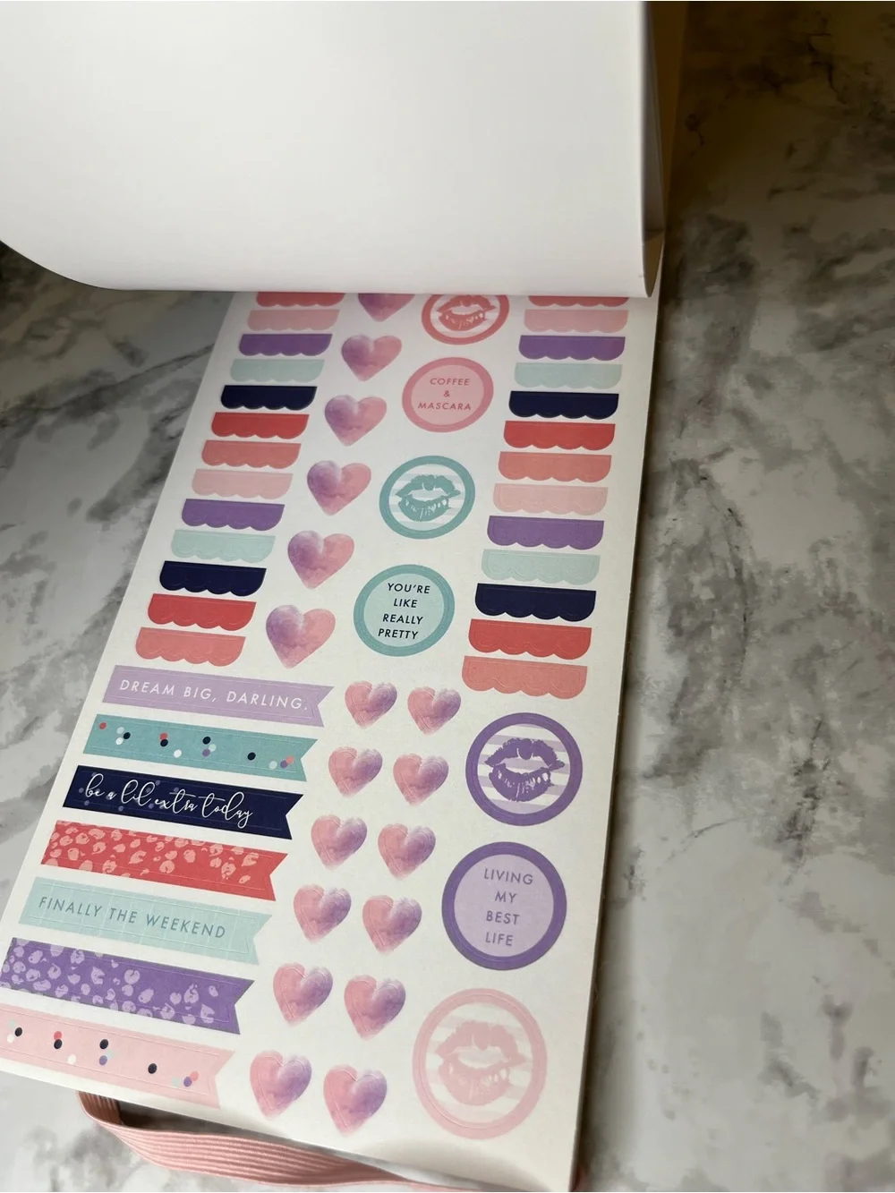 Happy Planner Mini Sticker Kit - Pink, Gold, Mint & Navy
